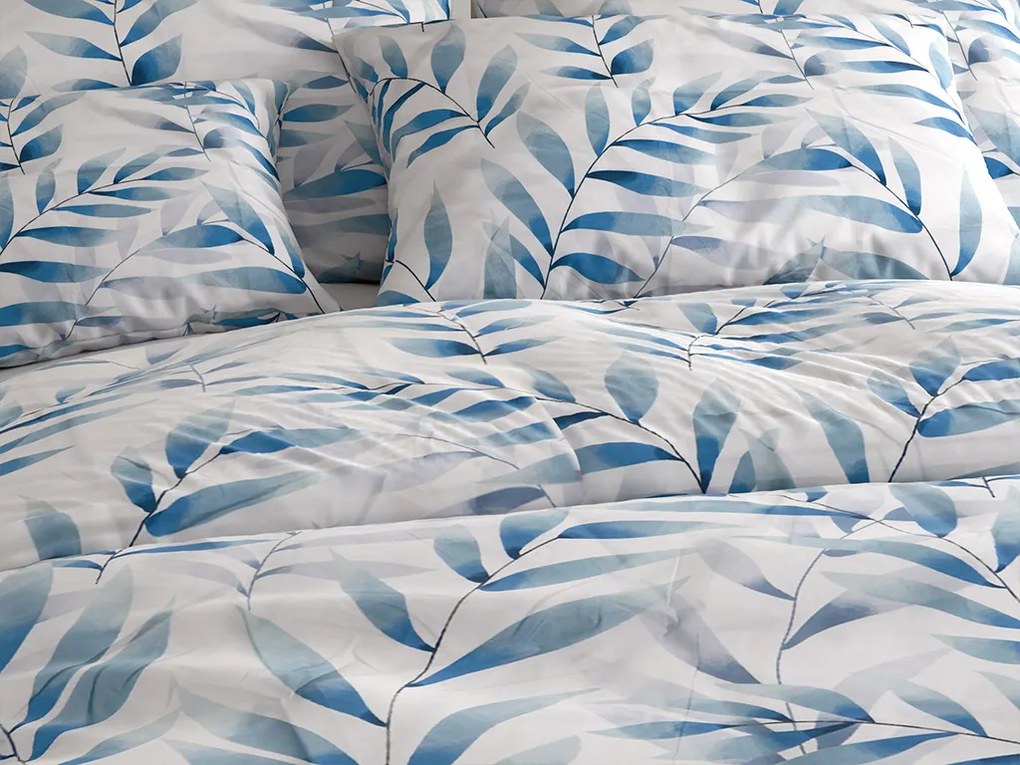 PrzytulneMieszkanie.pl PrzytulneMieszkanie.pl Pościel z mikrofibry KOVENDI niebiesko-biała Rozmiar pościeli: 70 x 90 cm | 140 x 220 cm