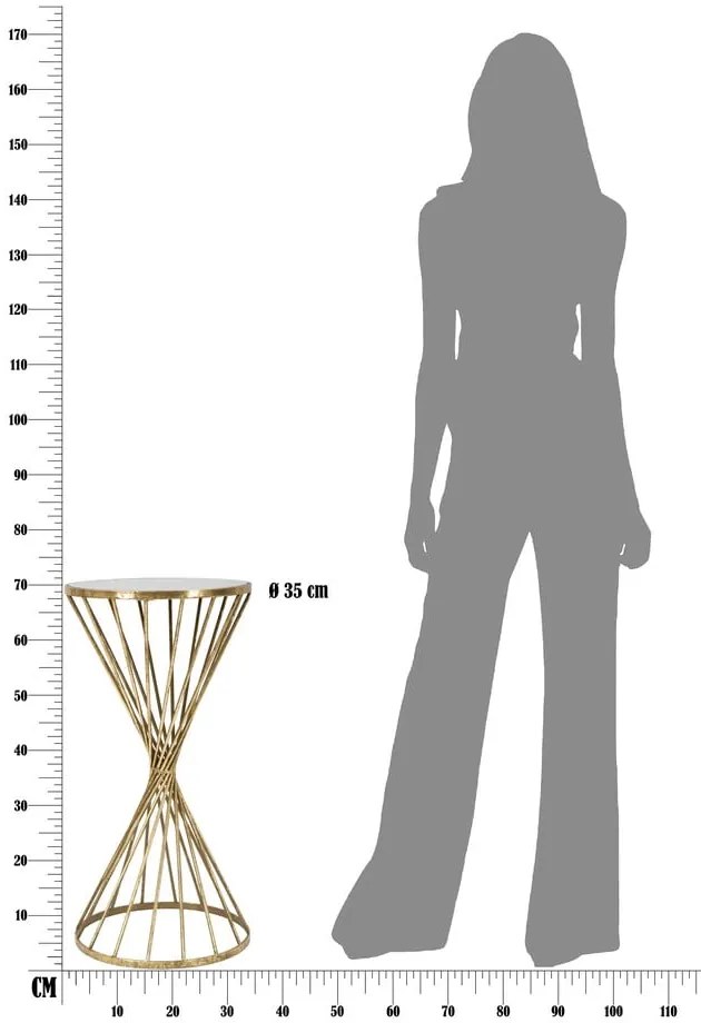 Okrągły stolik ø 35 cm Hypnos – Mauro Ferretti