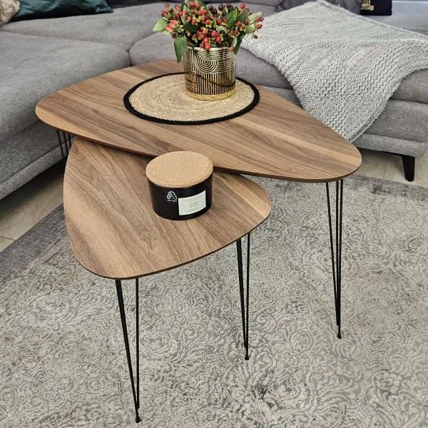 Zestaw 2 stolików kawowych