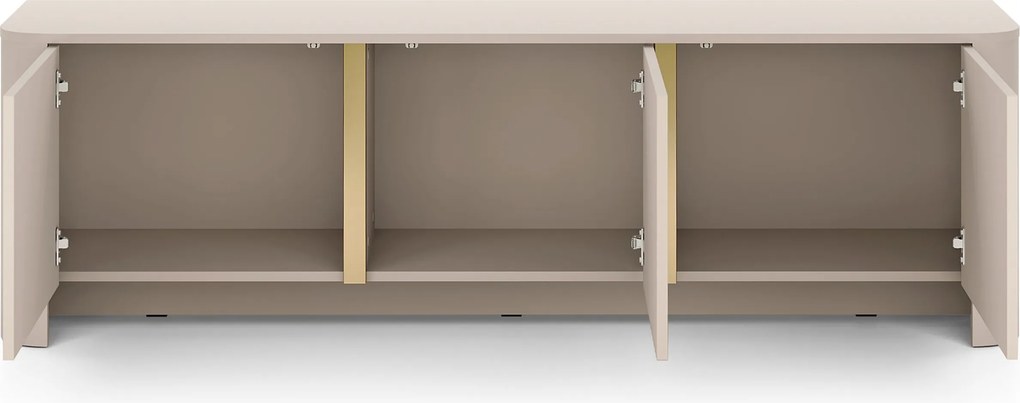 Szafka RTV stojąca AVORIO 168 cm do Salonu pod Telewizor - Kaszmir