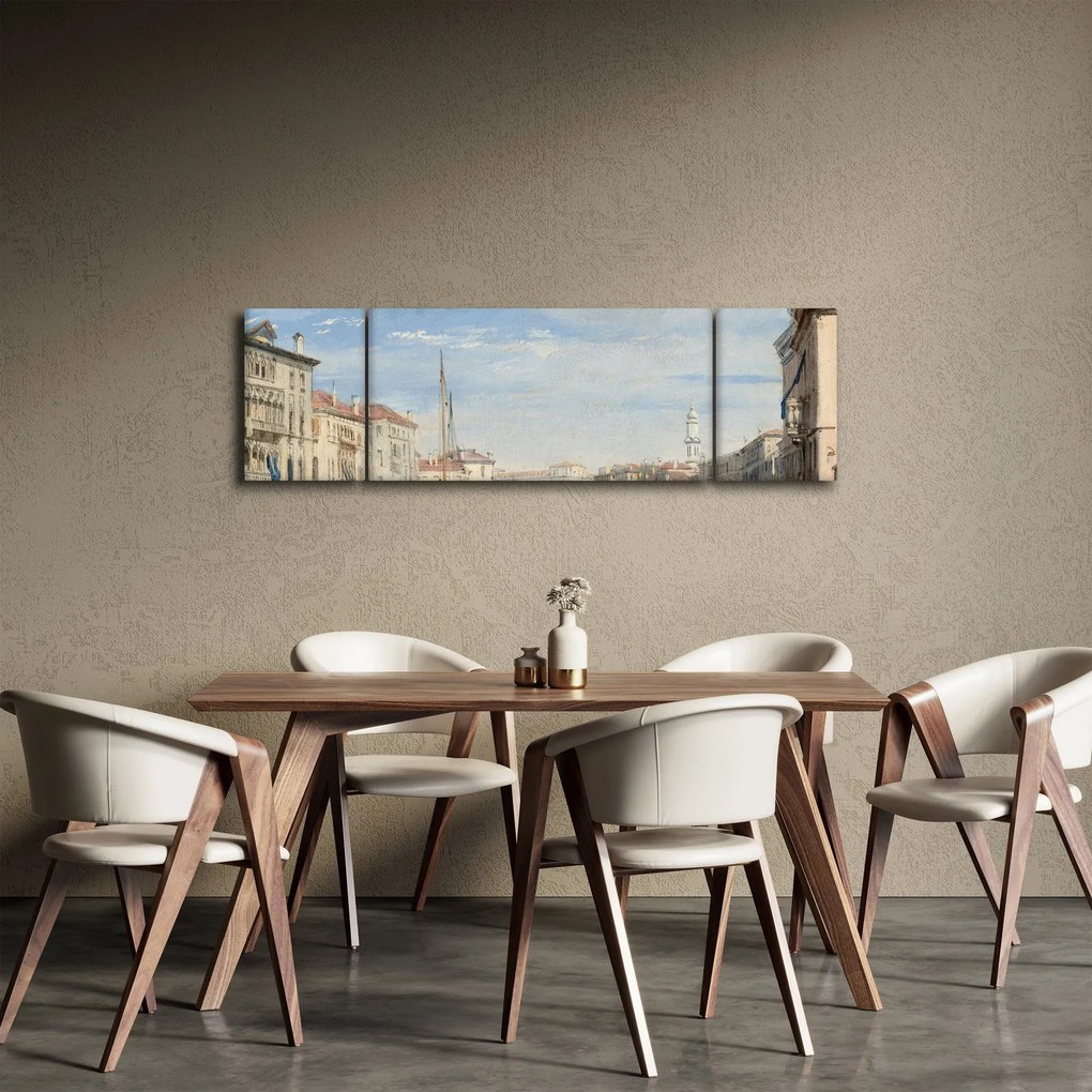 Obraz - Richard Parkes Bonington, The Grand Canal, reprodukcje (170x50 cm)