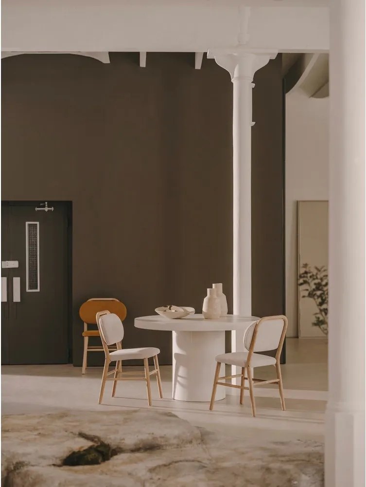 Musztardowe krzesła zestaw 2 szt. Helda – Kave Home