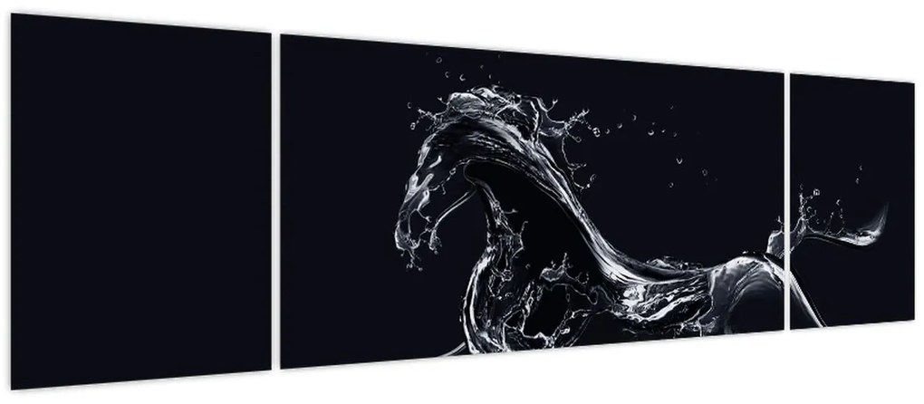 Obraz - Koń i woda (170x50 cm)