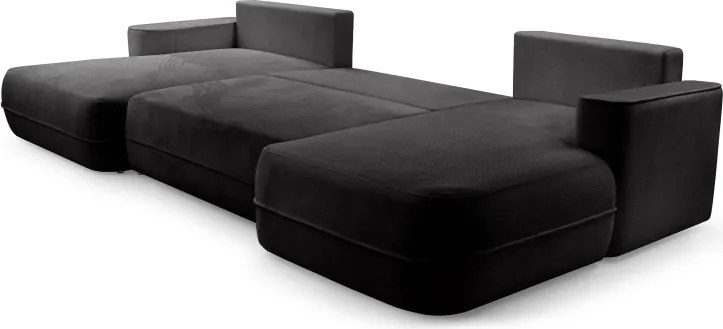 Narożnik FUEGO XL wolnostojący układ U z funkcją spania w tkaninie Bubble 17 DomoHome