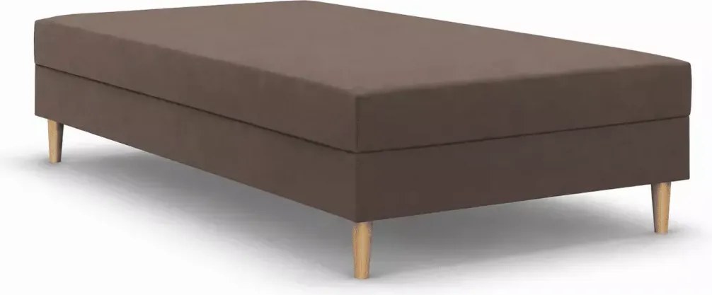 Łóżko kontynentalne Peggie 80x200 / 90x200 / 120x200 z wbudowanym materacem bonellowym