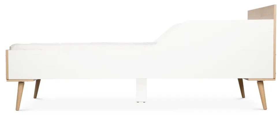 Łóżko dziecięce SOFIE 180x80 białe/buk LITTLE SKY