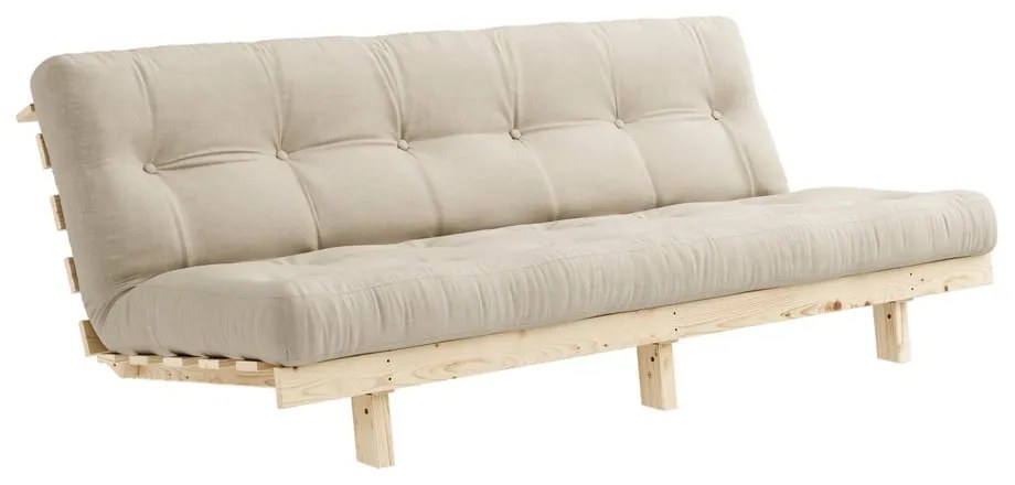 Sofa rozkładana Karup Design Lean Raw Beige