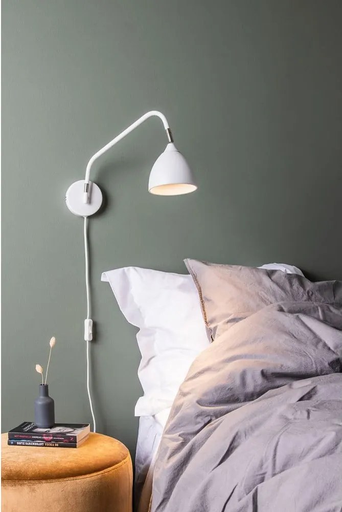 Biały kinkiet Markslöjd Valencia