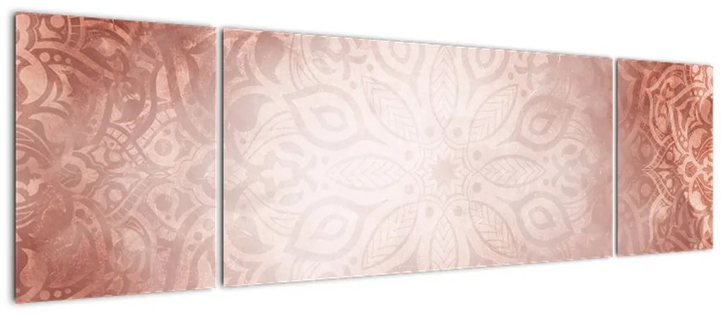 Obraz - Różowa mandala (170x50 cm)