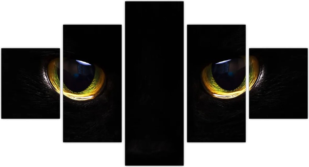 Obraz - Kocie oczy (125x70 cm)