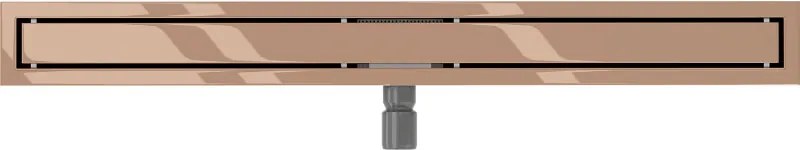 Mexen Flat M13 odpływ liniowy 2w1 90 cm, różowe złoto - 1610090-15