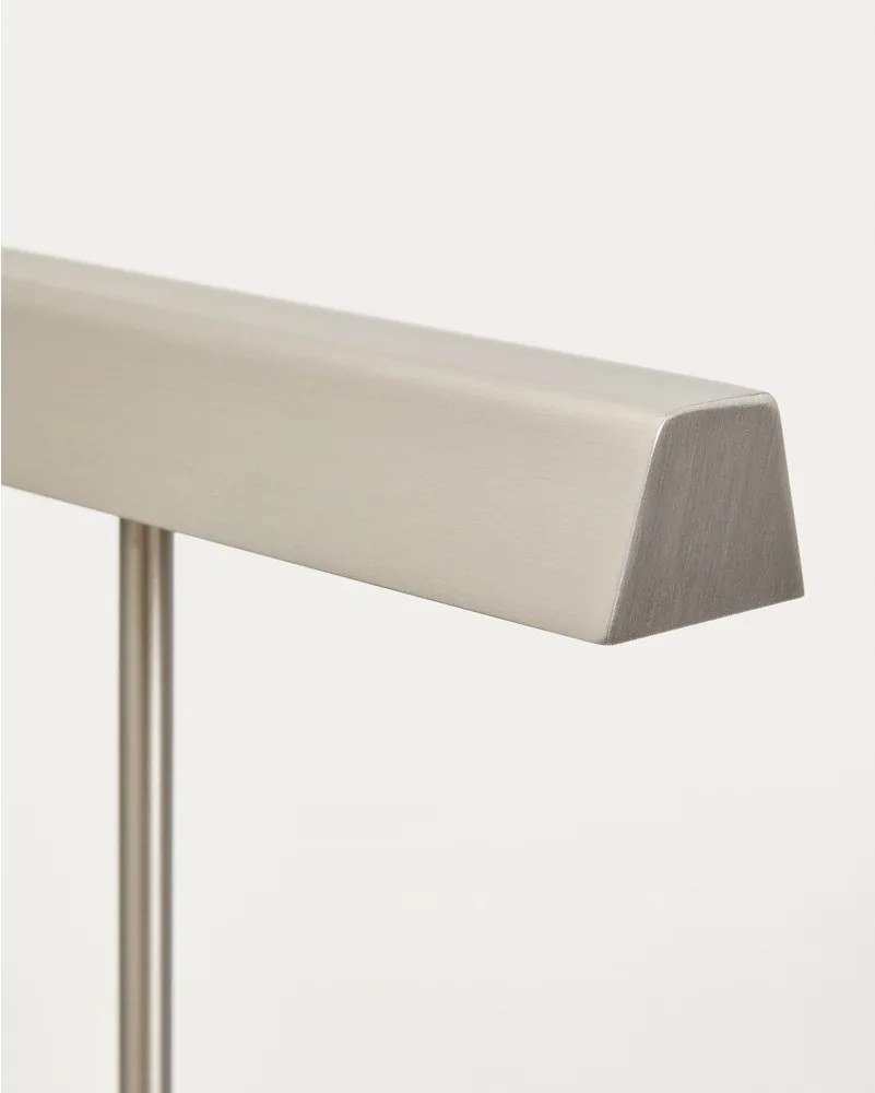Lampa stojąca w kolorze srebra (wysokość 121 cm) Lynor – Kave Home