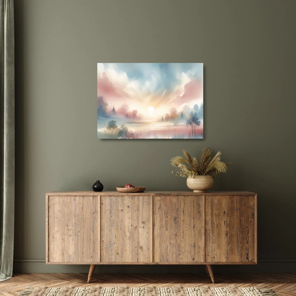 Obraz na szkle - Elegancki krajobraz (70x50 cm)