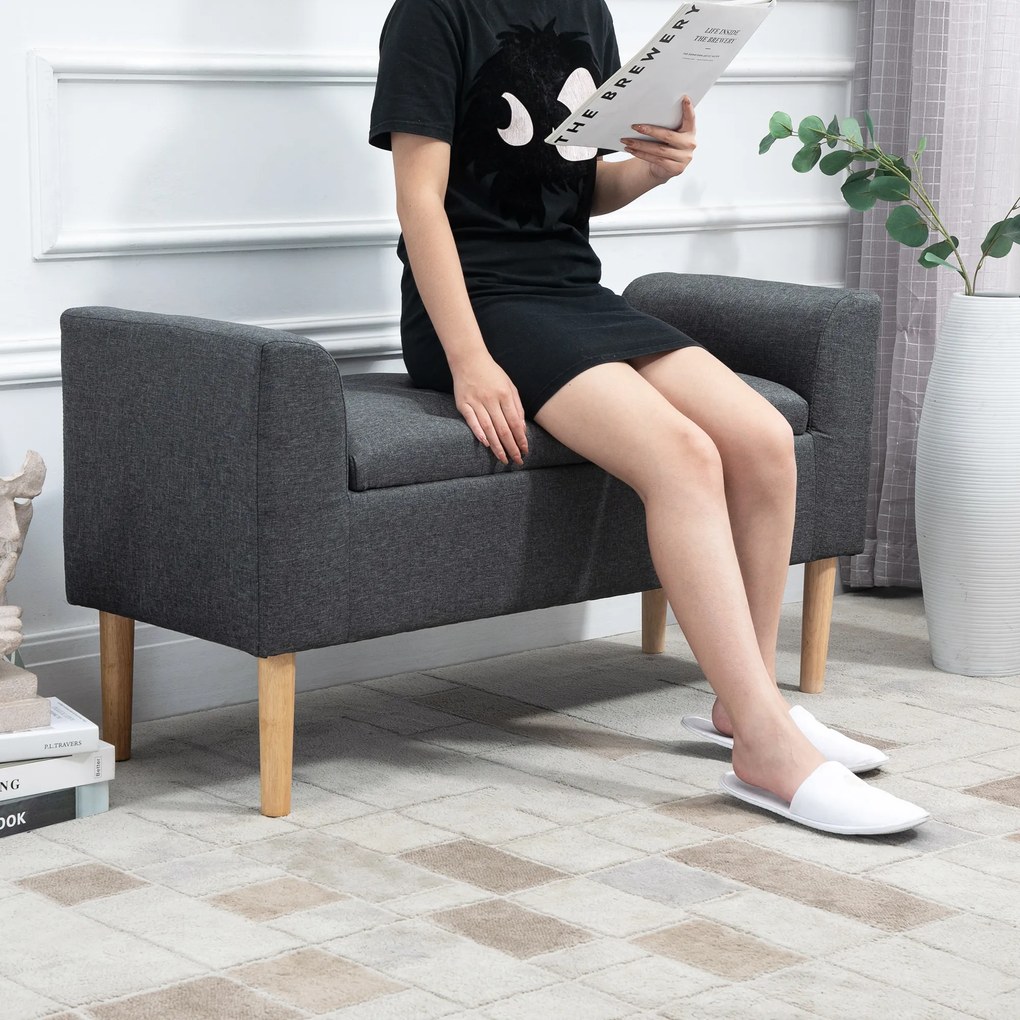 HOMCOM ławka 116 cm x 44 cm x 58 cm