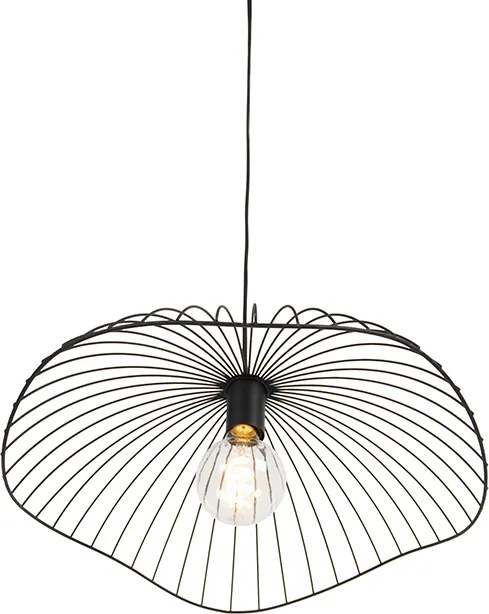 Designerska lampa wisząca czarna 50 cm - Pua
