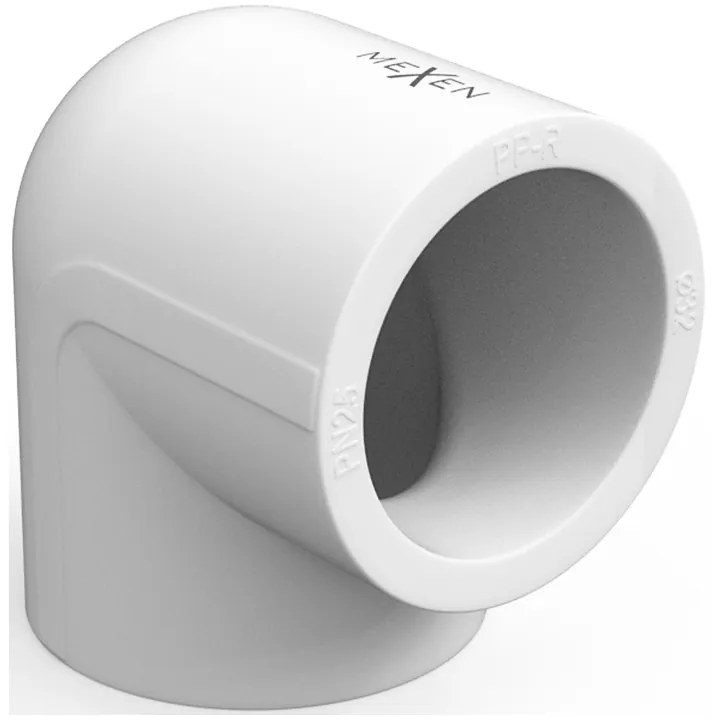Mexen PPR kolano 90° zgrzewane do rur PPR 25 x 25, PN25 - W97324-2525-00
