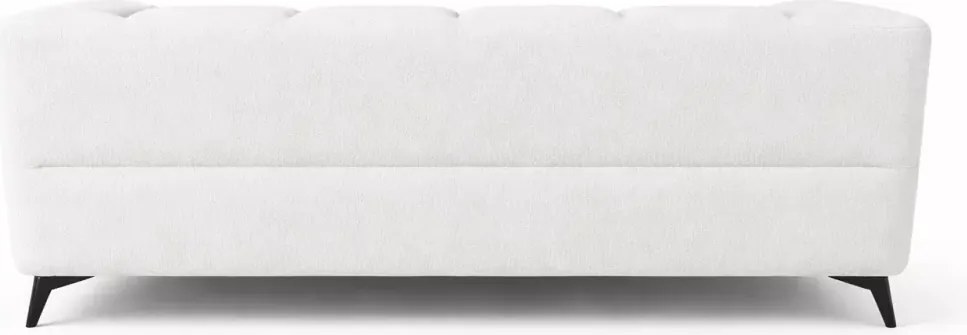 Sofa dwuosobowa Bella do salonu - nowoczesna tapicerowana kanapa z przeszyciami