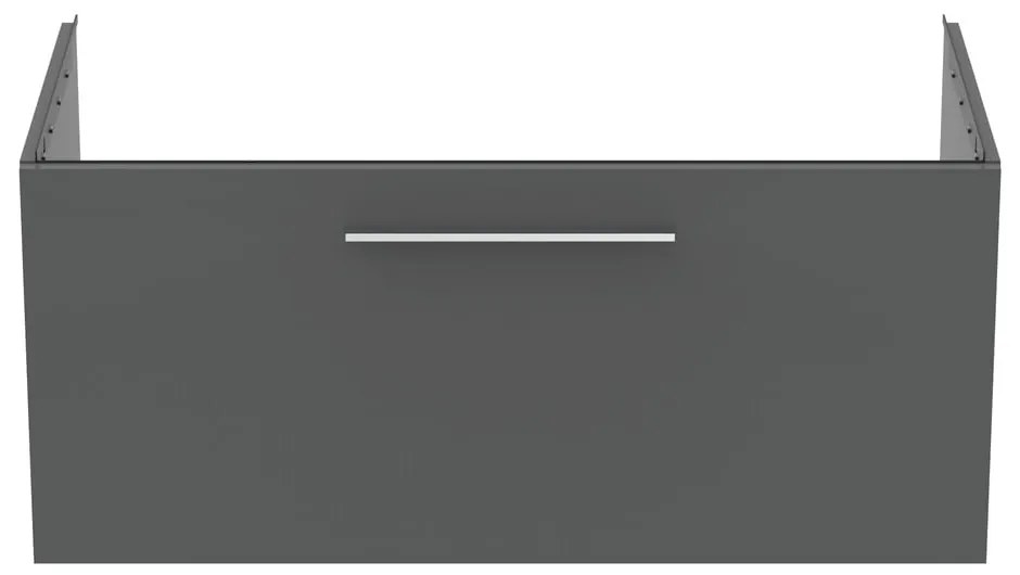 Szara wisząca szafka pod umywalkę 100x44 cm i.Life B – Ideal Standard