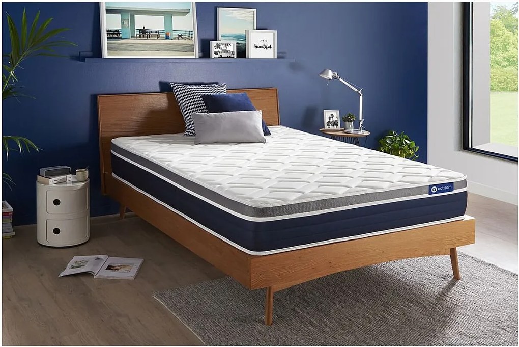 Materac Actiflex confort 140x190cm, Grubosc : 26 cm, sprezyny kieszeniowe i pianka z pamiecia ksztaltu, Umiarkowanie twardy, 7 stref komfortu