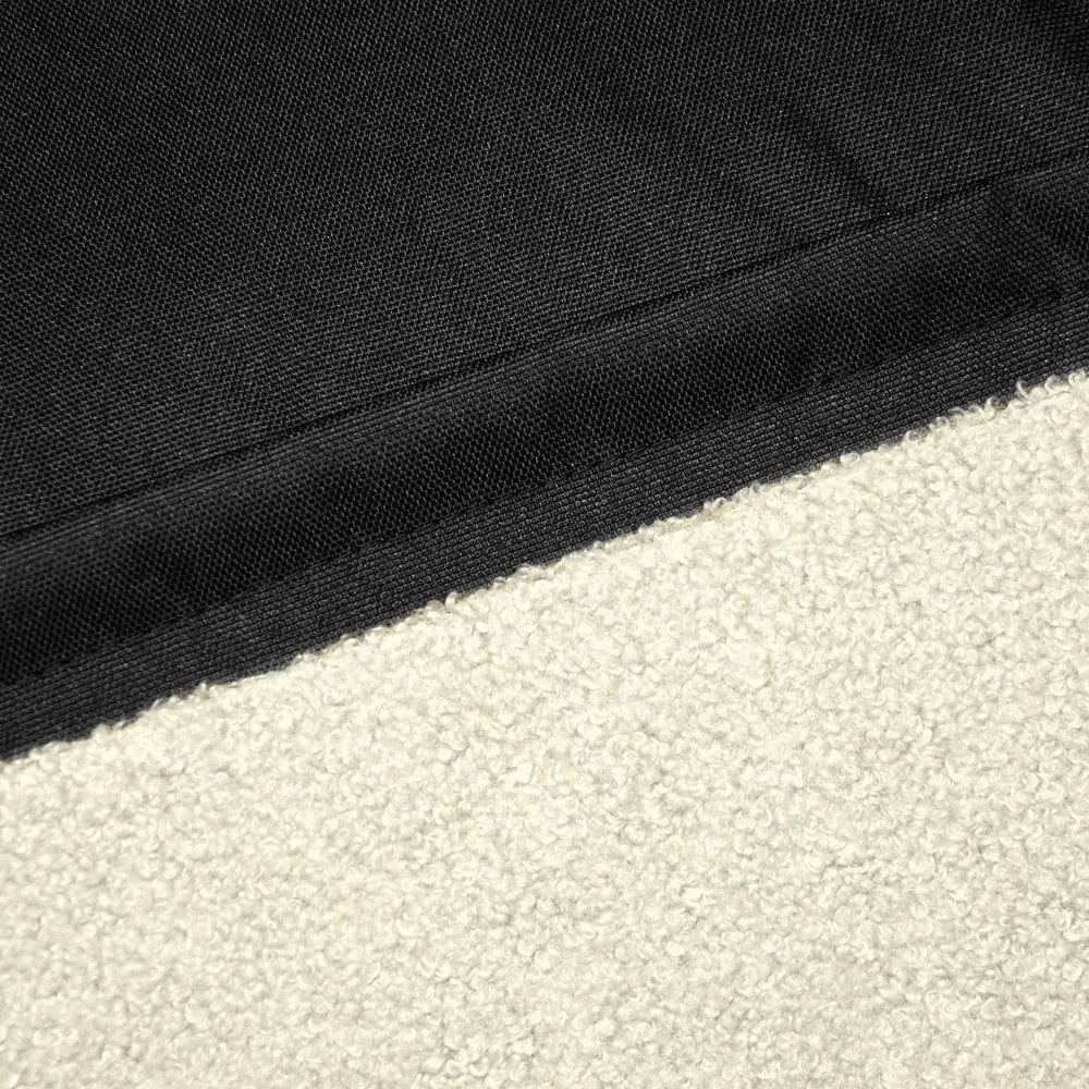 Brązowy dziecięcy worek do siedzenia z materiału bouclé Snug 130 Bear – SLOWDOWN
