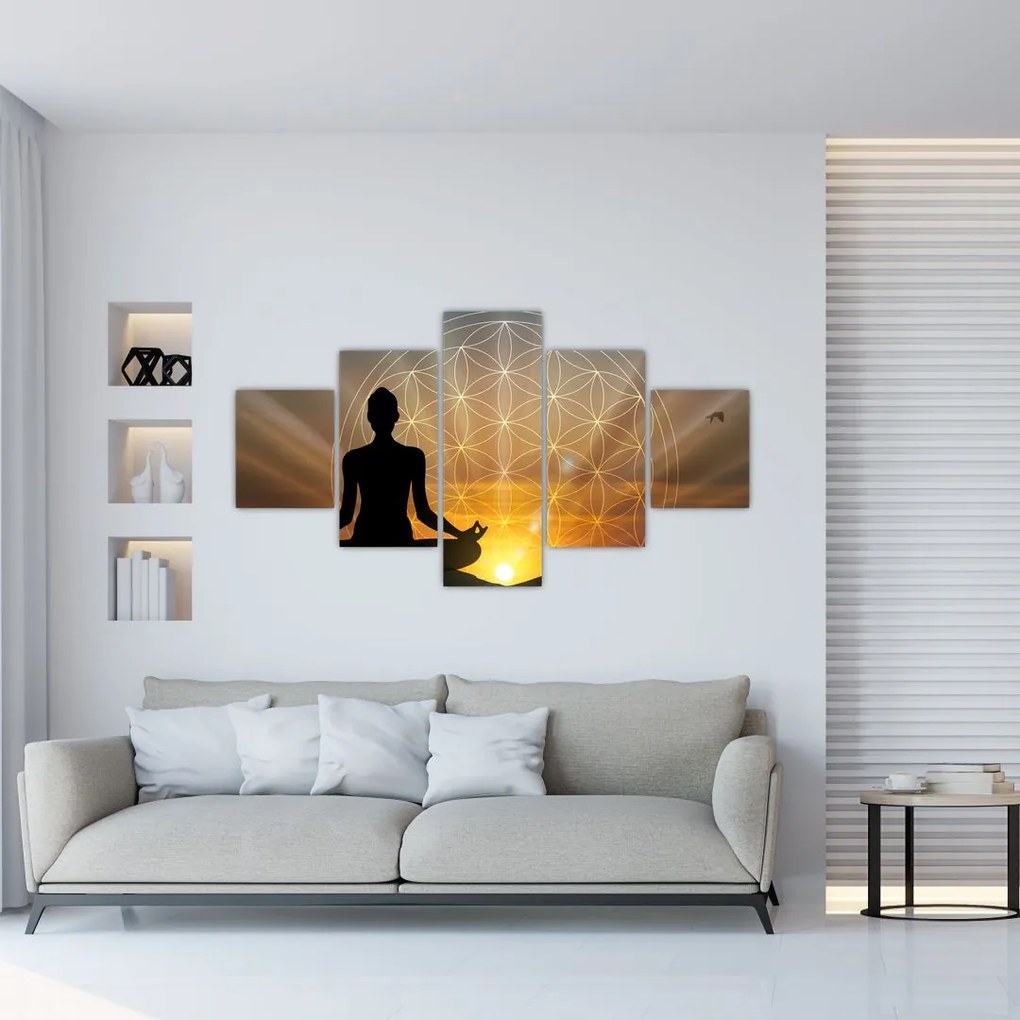 Obraz medytacji (125x70 cm)