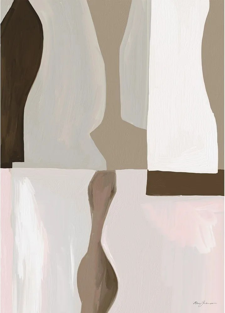 Plakat 50x70 cm Pastels en Forme – Anna Johansson – The Poster Club