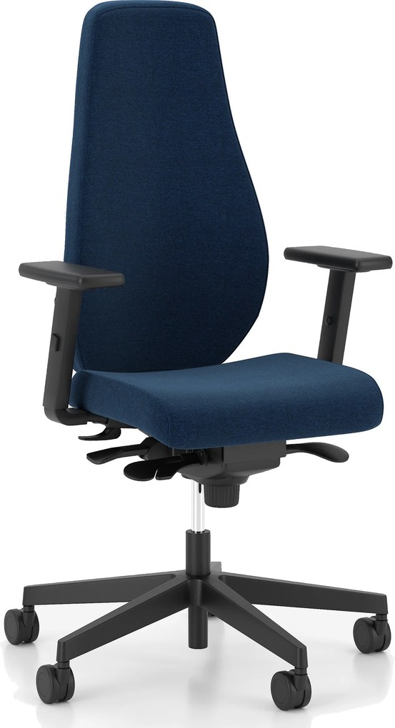 Regulowane krzesło do biurka Bjarg Swivel Chair HB UPH wysokie oparcie