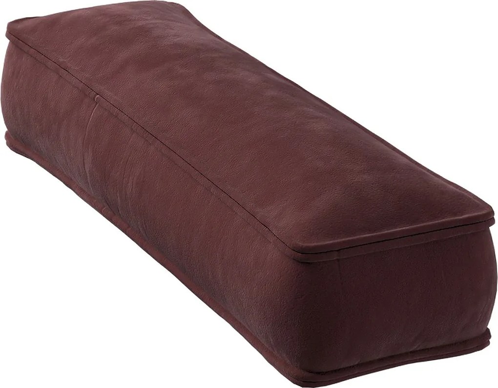 Poduszka literka I kolor czerwony tkanina połyskliwa, welwetowa