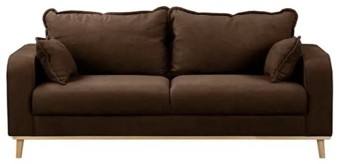 Ciemnobrązowa sofa 193 cm Beata – Ropez