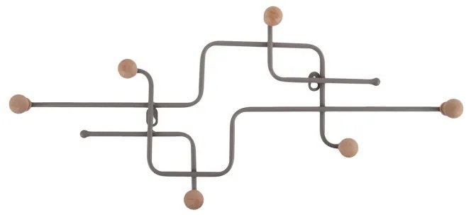 Wieszak ścienny do przedpokoju METRO, 26,5 x 4 cm