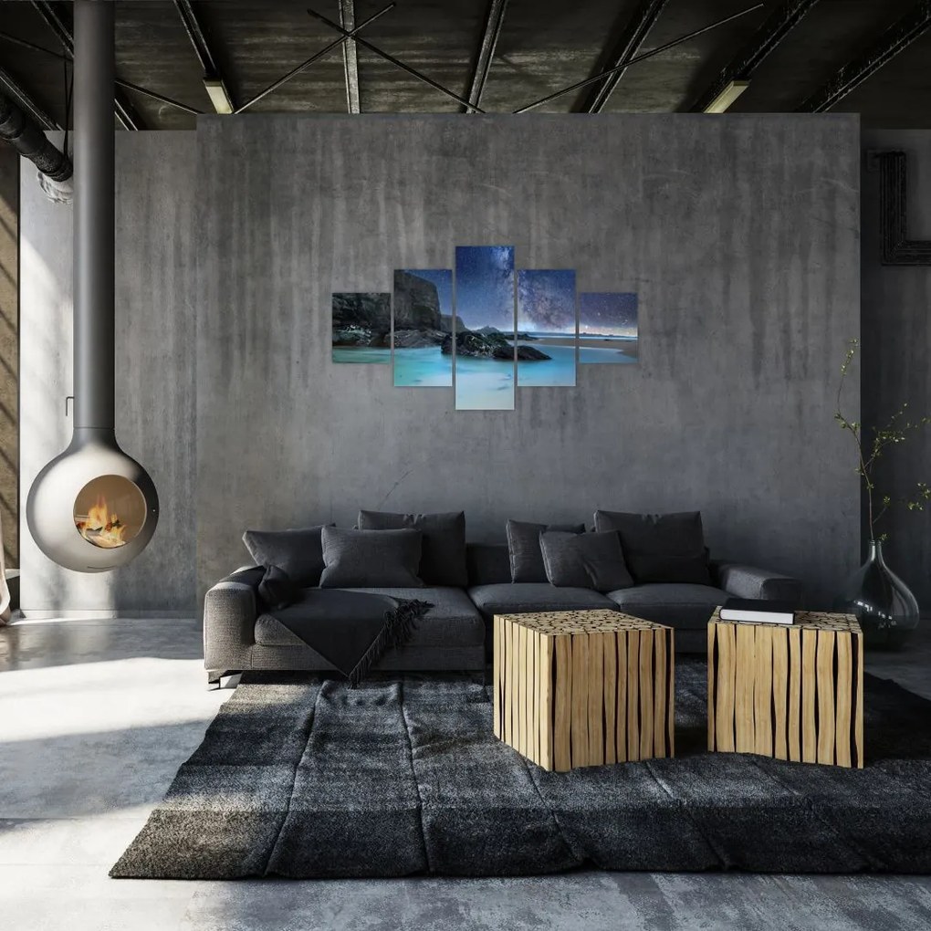 Obraz plaży (125x70 cm)