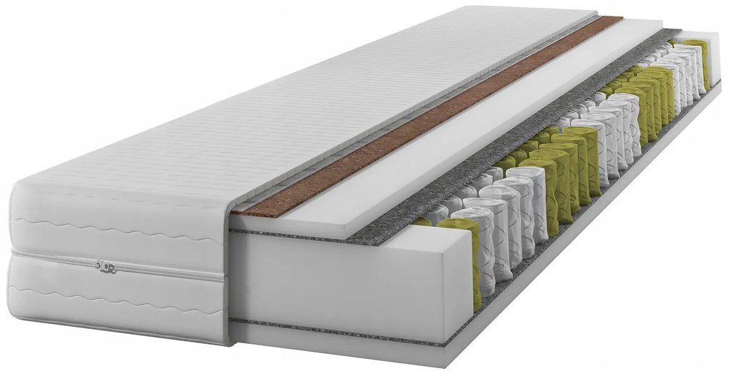 Materac kieszeniowy z kokosem 120x200 R7-B10