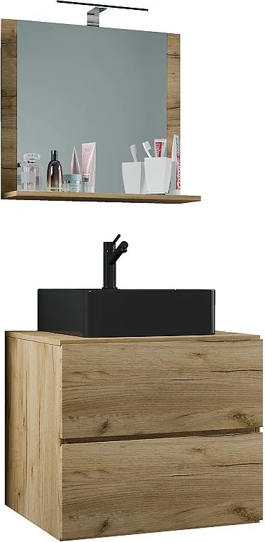 3 szt umywalka meble łazienkowe Lendas 60 cm M