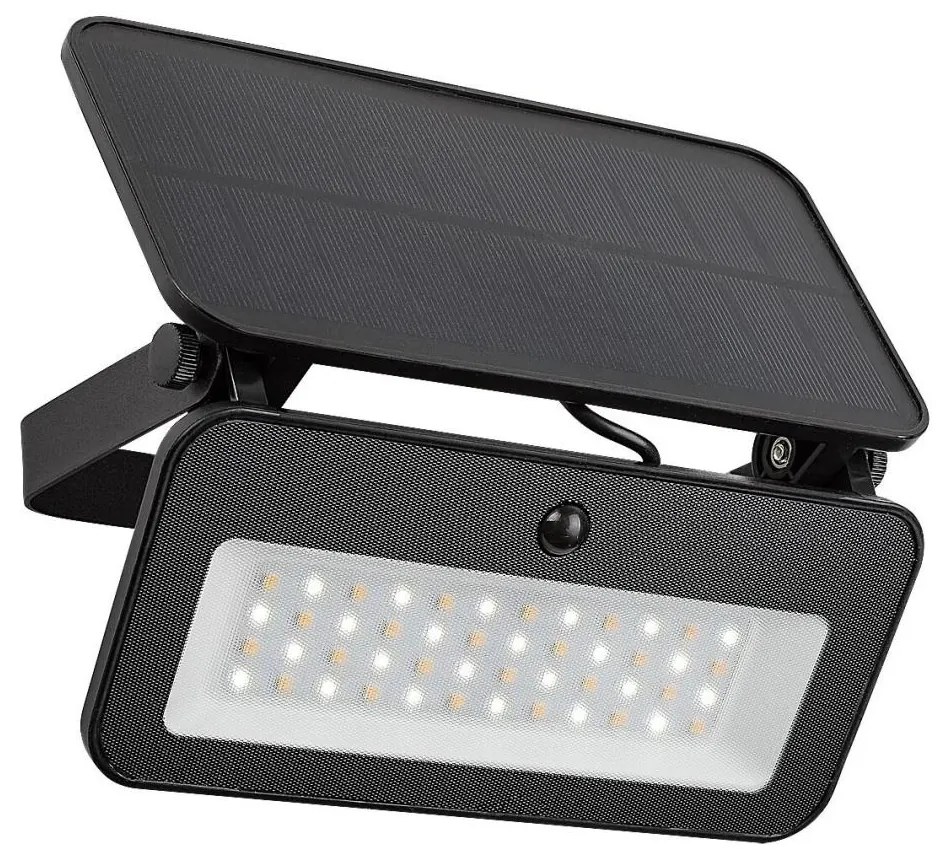 Rabalux 77160-LED Solarny reflektor z czujnikiem LED 8W 3000-6500K IP65