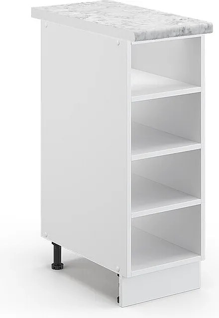 Półka kuchenna biały 30x60x82 fame-line