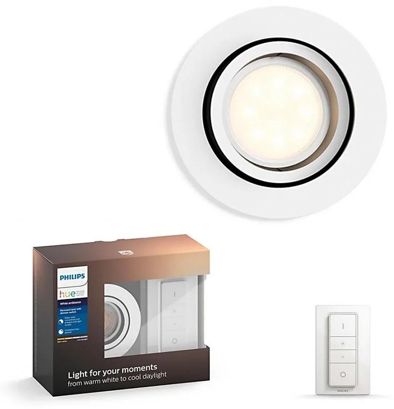 Philips 50411/31/P7 - LED Ściemnialne oświetlenie Hue MILLISKIN 1×GU10/5,5W/230V