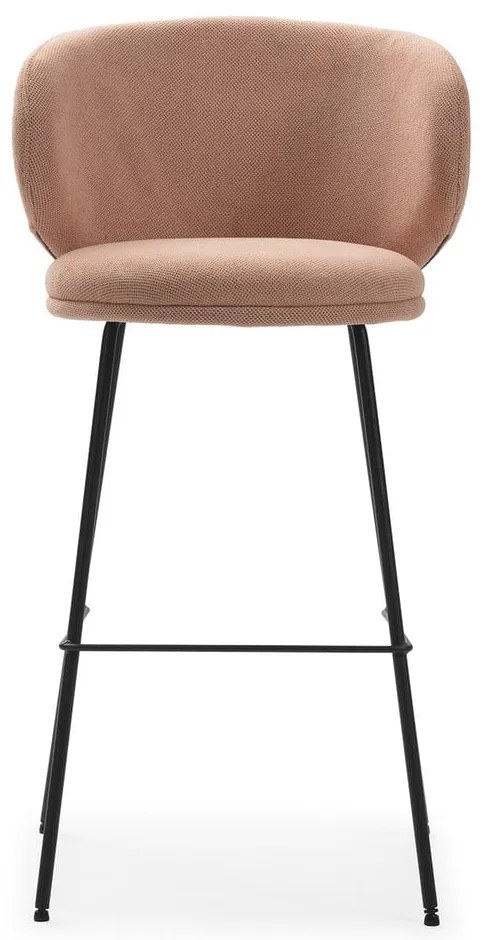 Jasnoróżowe hokery zestaw 2 szt. (wysokość siedziska 65 cm) Rush – Marckeric