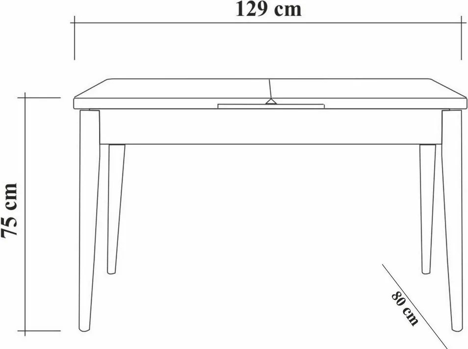 Zestaw jadalniany Vina Atlantic Pine and Green, 4 szt.