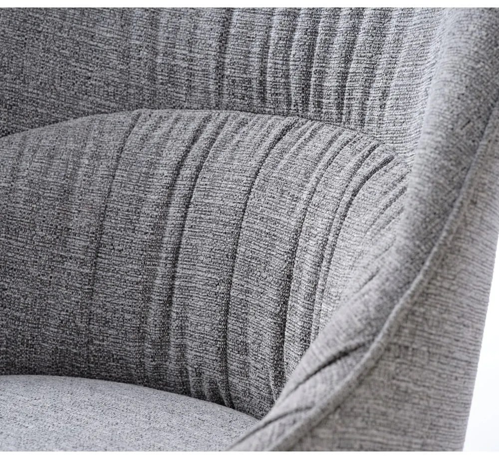 Szare krzesła zestaw 2 szt. Meridian – Unique Furniture