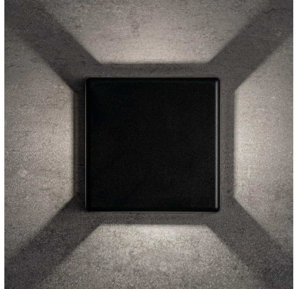 Kanlux 39182 - LED zewnętrzny kinkiet REFAZI LED/6W/230V IP54 czarny