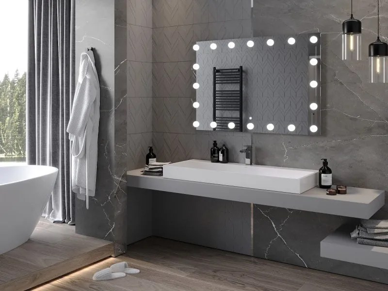 Mexen Dona lustro łazienkowe podświetlane 120 x 80 cm, LED 6000K, antypara - 9818-120-080-611-00