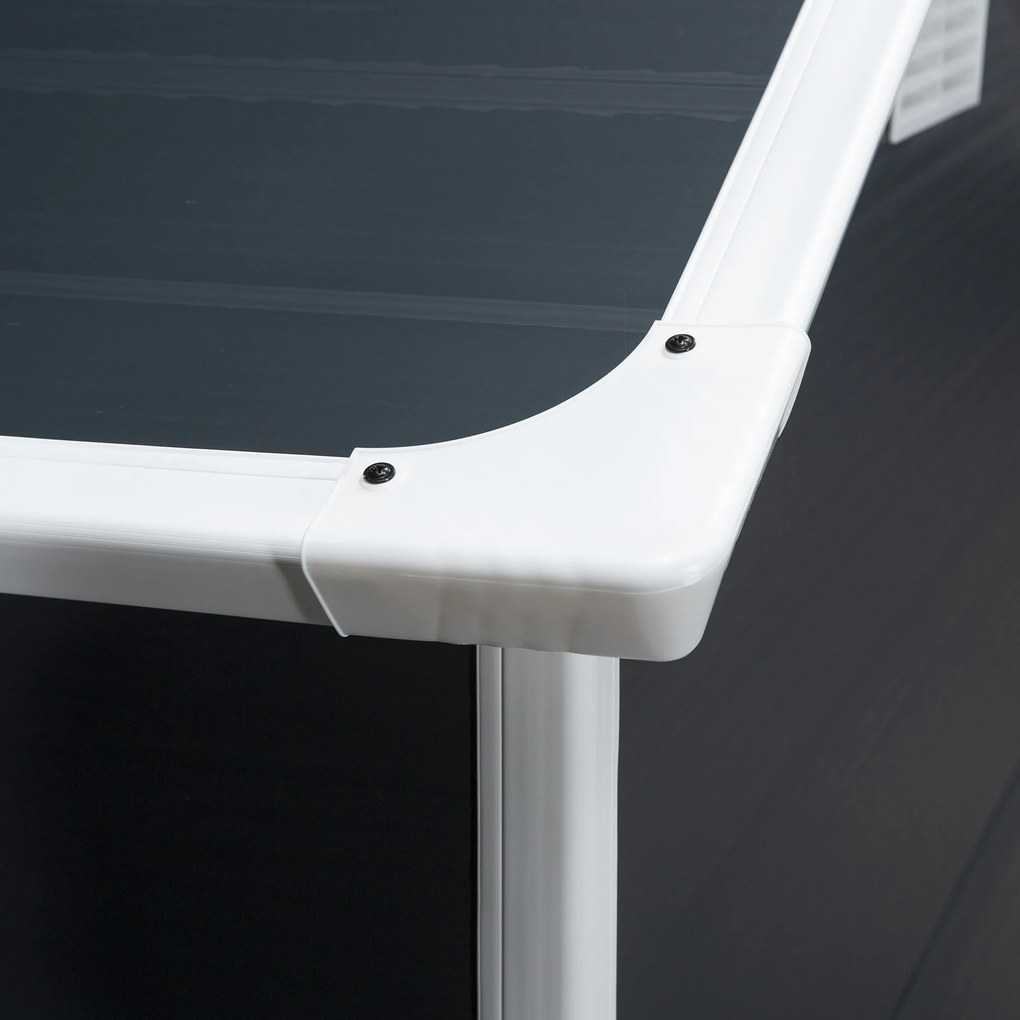 Dom Ogrodowy Outsunny z Wentylacją, Szary