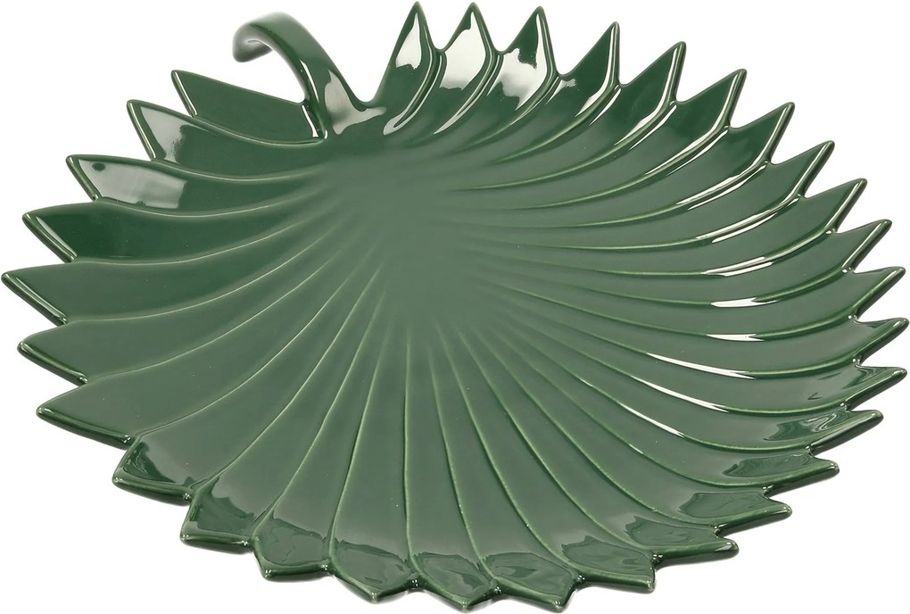 Półmisek Jungle Leaves 35cm green