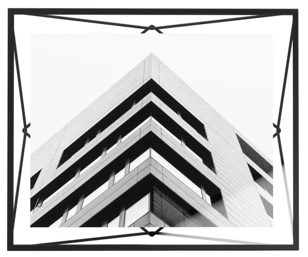 Czarna metalowa ramka stojąca/ścienna 25x30 cm Prisma – Umbra