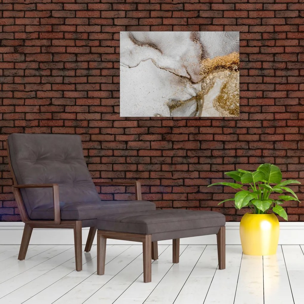 Obraz - Atrament marmurkowy (70x50 cm)