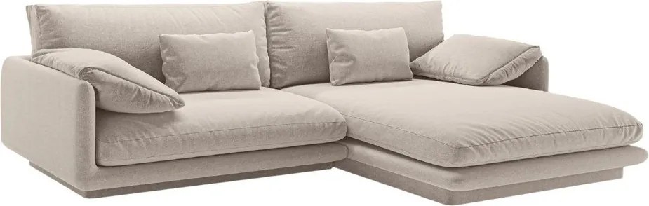 Beżowy narożnik (prawostronny) Torino – Micadoni Home