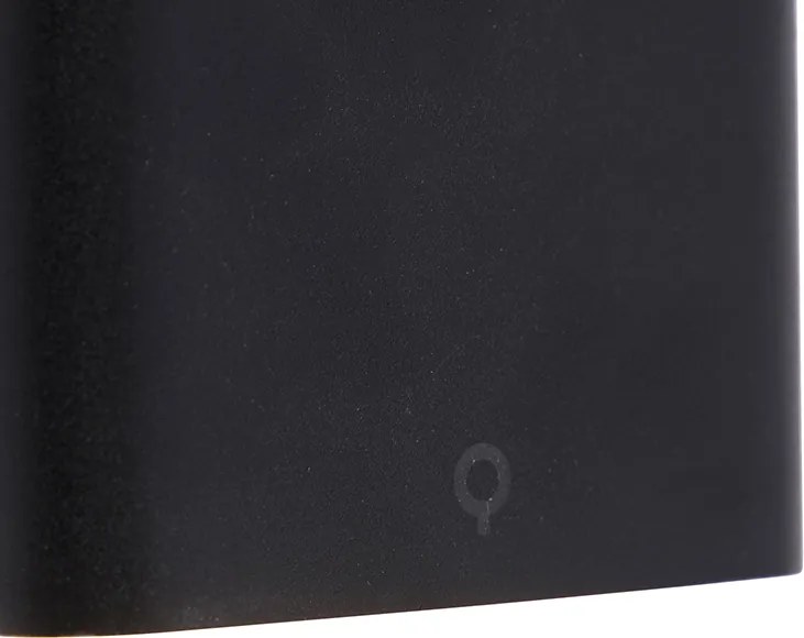 Nowoczesna lampa ścienna zewnętrzna czarna 11,5 cm z LED IP65 - Batt