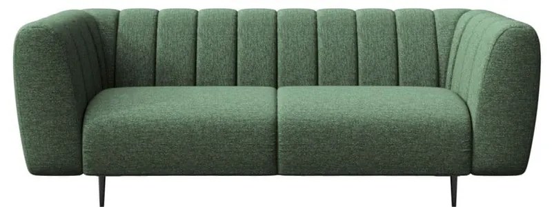 Ciemnozielona sofa 210 cm Shel – Ghado