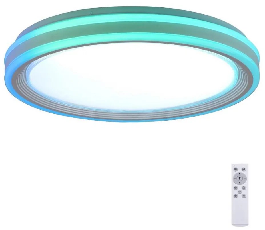 Leuchten Direkt 15154-16-LED RGB Plafon ściemnialny EDGING 39W/230V