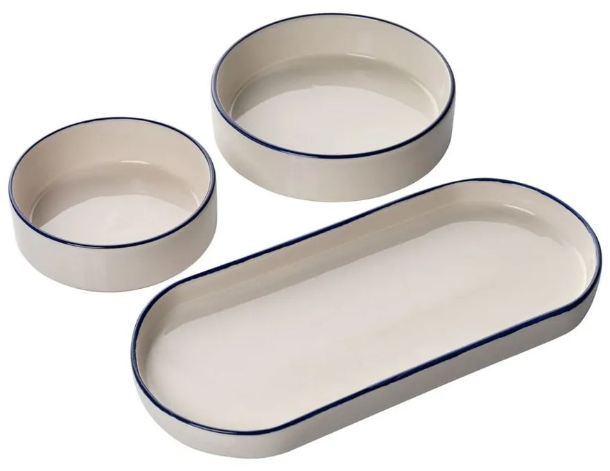 Ceramiczny zestaw talerzy 14 szt. – Hermia